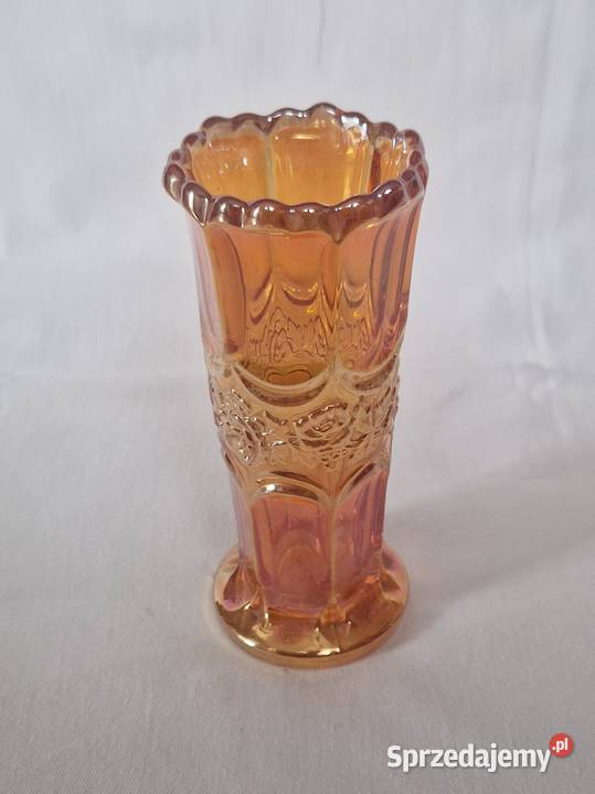 Przedwojenny wazon HSG Ząbkowice 2304 carnival Porcelana i szkło Warszawa