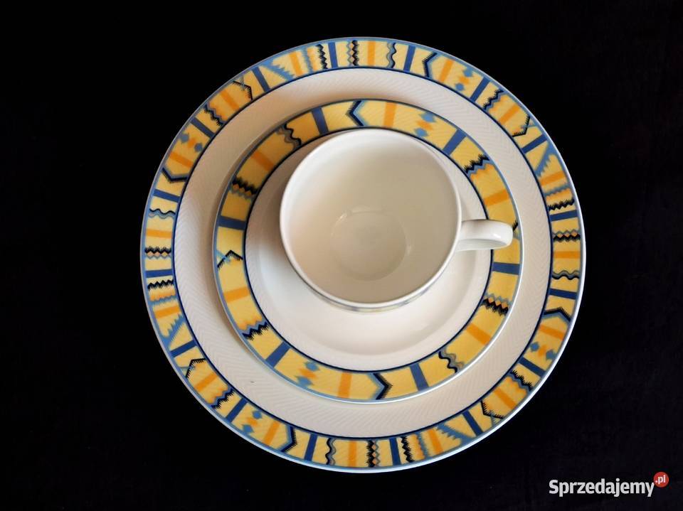 Zestaw kawowy trio Villeroy Boch Bali Look lubelskie Chełm