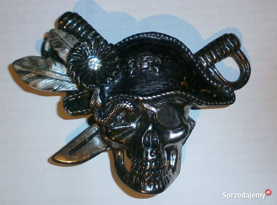 Klamra Do Paska PIRAT Włoski Metal Uniseks Kraków
