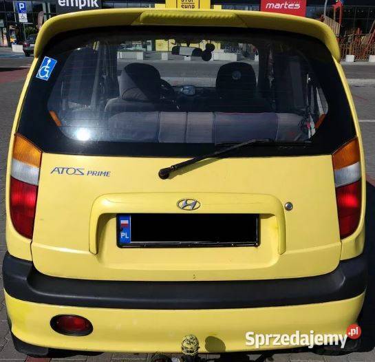 Lotka spoiler tylnej klapy Hyundai Atos Prime Spoilery Kraków
