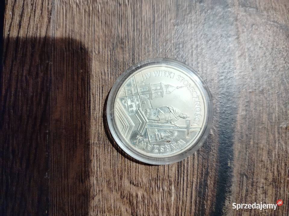 Srebrna Moneta kolekcjonerska 20 z 1996r Jeż Bydgoszcz
