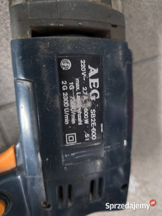 Wiertarka Udarowa AEG SB2E600 warmińsko-mazurskie Nowe Miasto Lubawskie sprzedam