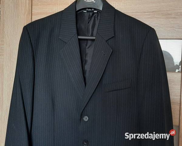 MARYNARKA wełna grafitczarny na 182 użyta raz Odzież wyjściowa mazowieckie Warszawa