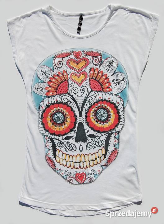 Santa Muerte czaszka bluzka z krótkim rękawem lubelskie Lublin sprzedam