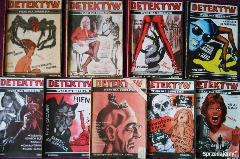 Detektyw czasopismo 19871993 miesięcznik Warszawa