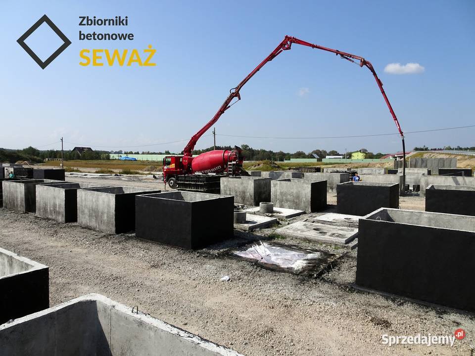 6m3 Szambo zbiornik betonowy na ściekideszczówkę Kolbudy