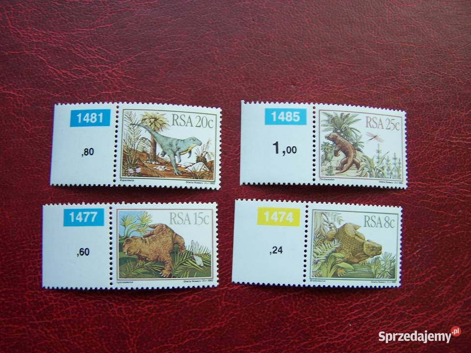 RPA1982 MNH Mi 62225 Fauna Gady Tychy sprzedam