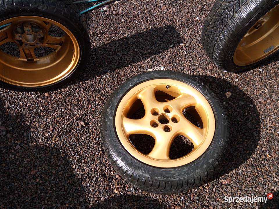 złote felgi 17 5x100 porshe subaru audi vw seat sprzedam