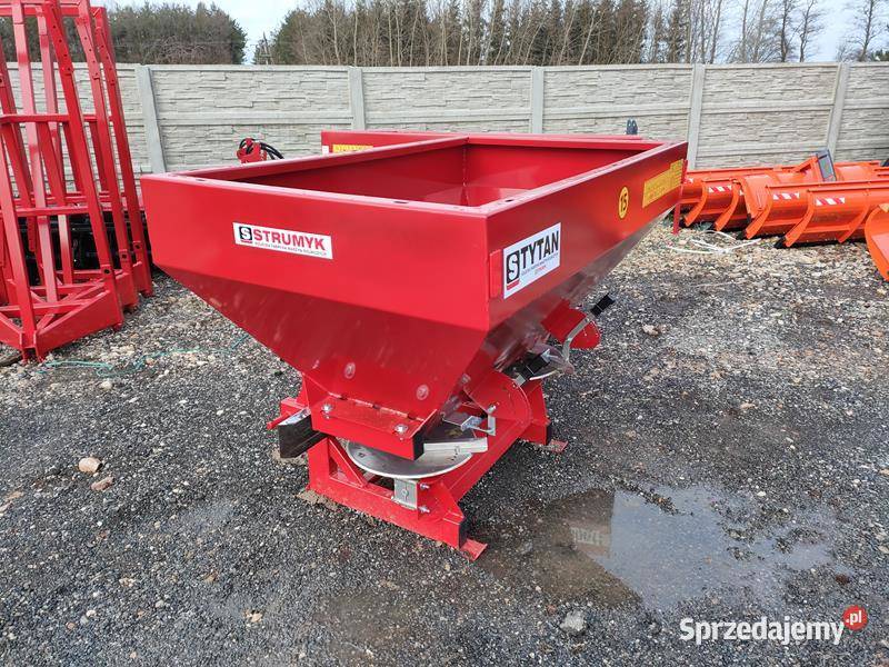 Rozsiewacz nawozu hydraulika STRUMYK TYTAN 10 Konin