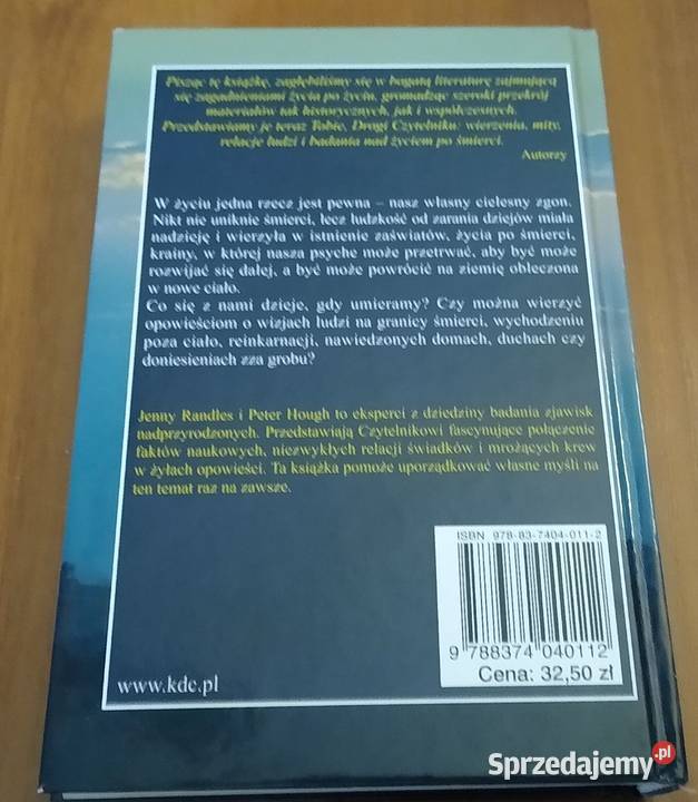 Tajemnica życia śmierci Jenny Randles Peter Gdańsk