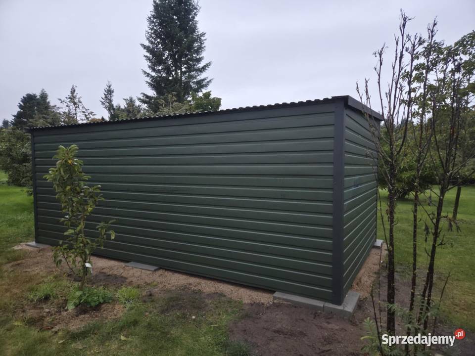 SCHOWEK DOMEK OGRODOWY 6x4m brama 2x okno Opole