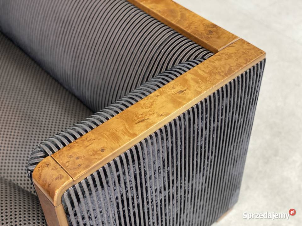 Designerskie sofy art deco 2 orzech czeczot zachodniopomorskie Budno sprzedam