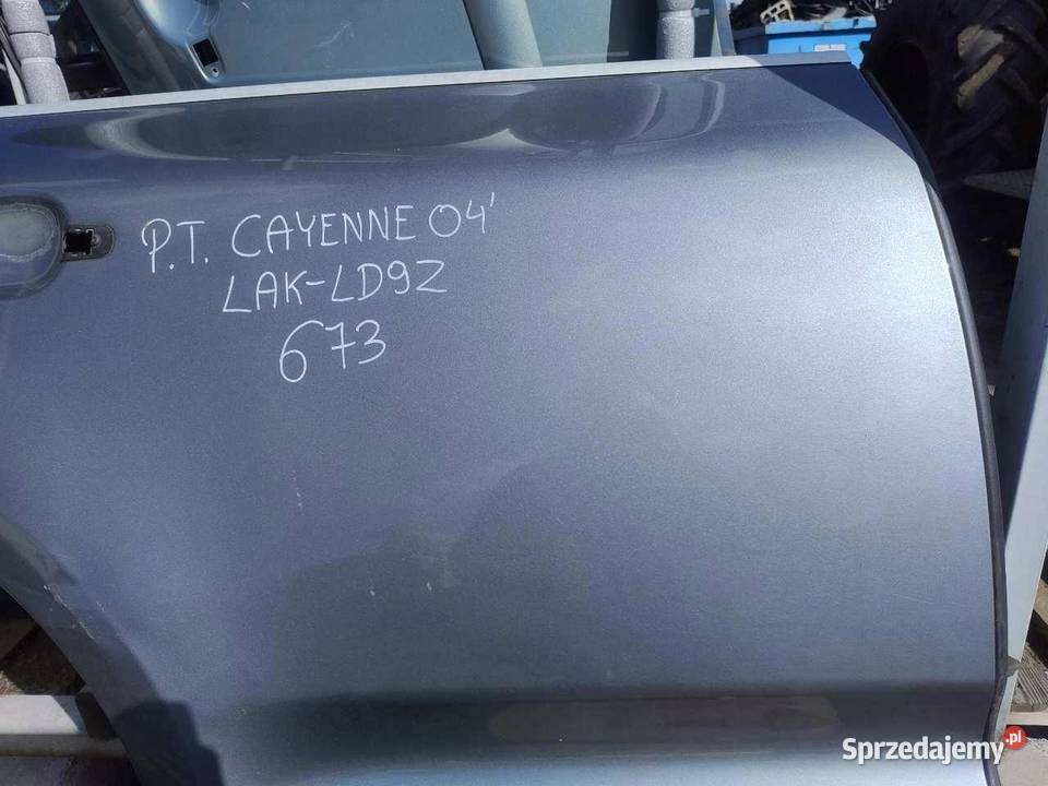 DRZWI PRAWY TYŁ LD9Z PORSCHE CAYENNE Motoryzacja wielkopolskie sprzedam