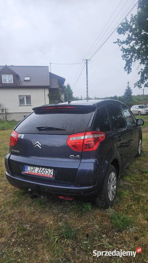 Citroen C4 Grand Picasso 2008 r 16 HDi manualna Grudziądz