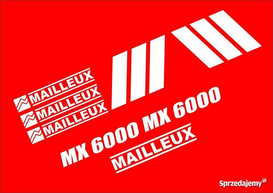 naklejki mailleux mx 6000 Jeżewo