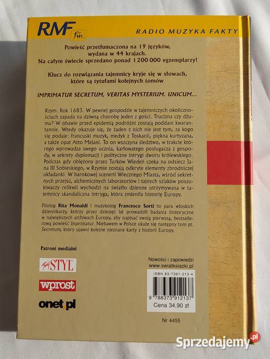 IMPRIMATUR Rita Monaldi Francesco Sorti