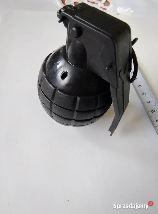 Replika granatu z plastiku śląskie Żory