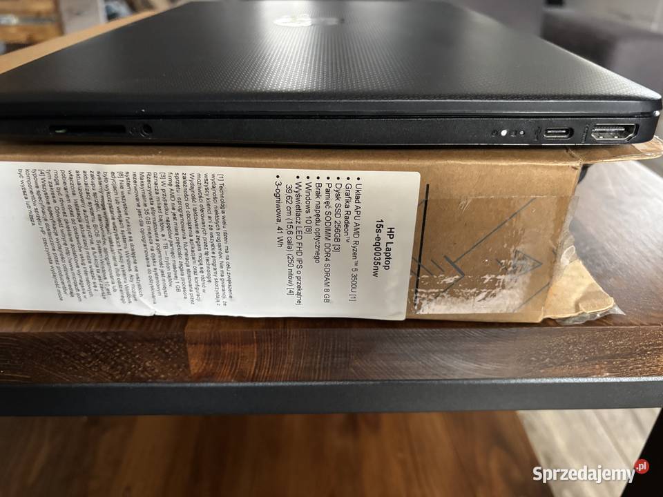 Notebook HP 15seq0035nwRyzen 5 3500U256GB 12 GB podkarpackie Rzeszów