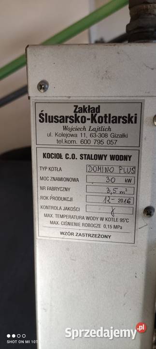 Kocioł co ekogroszek 30 kw Środa Wielkopolska