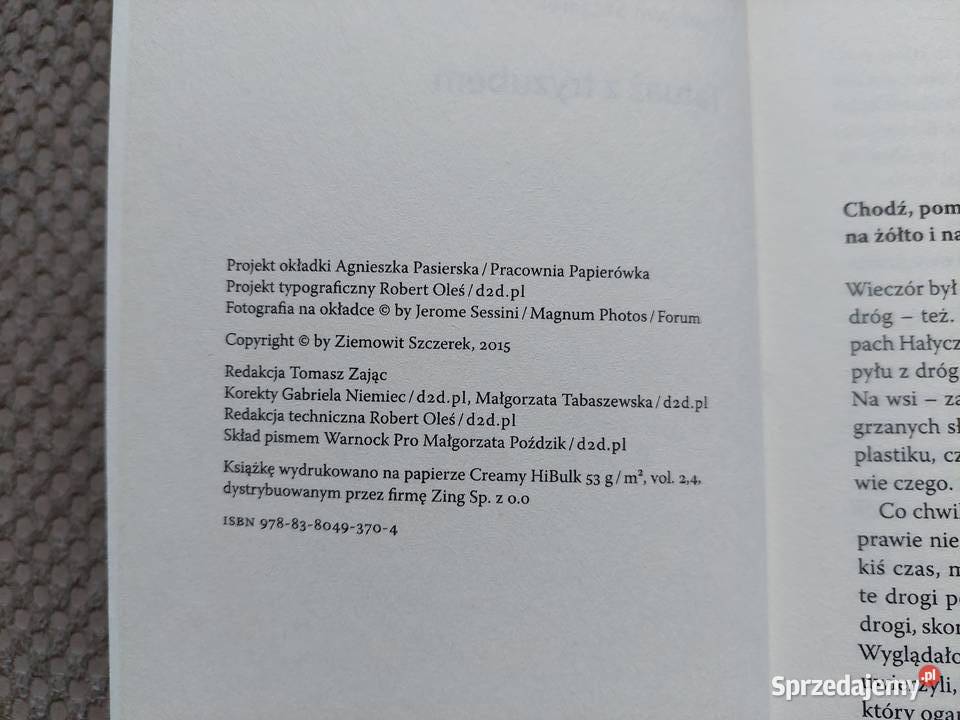 Tatuaż z tryzubem Ziemowit Szczerek Kraków sprzedam