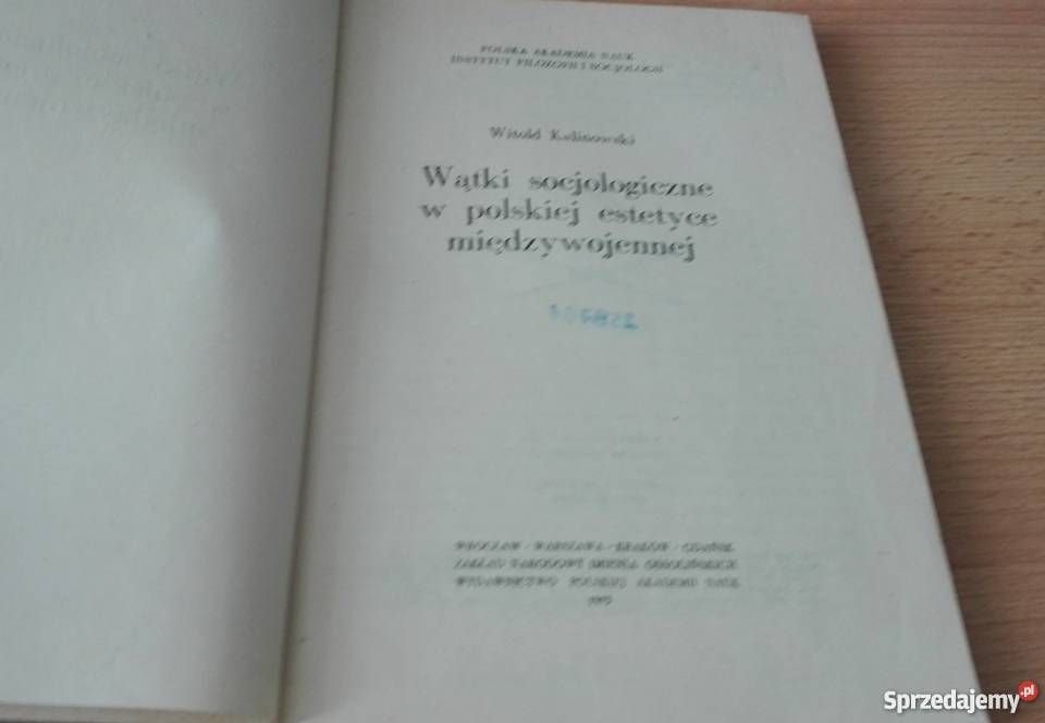 Wątki socjologiczne w polskiej estetyce międzywo Gdańsk sprzedam