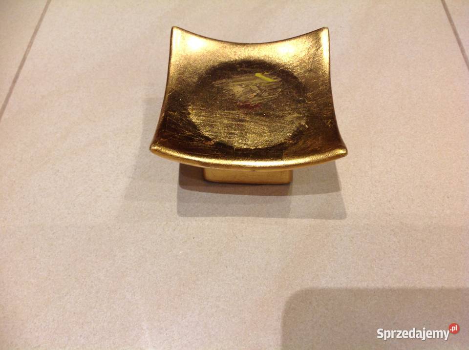 Podstawa Złota Ceramiczna Na Świece Świecznik inny kolor Nowa Sól sprzedam