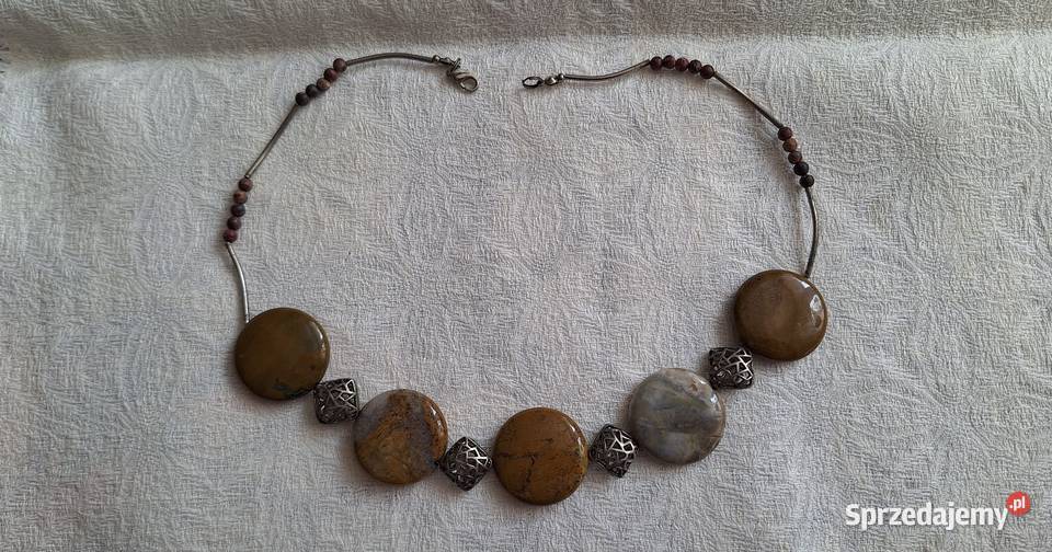 naszyjnik z kamienia naturalnego 18 Wrocław sprzedam