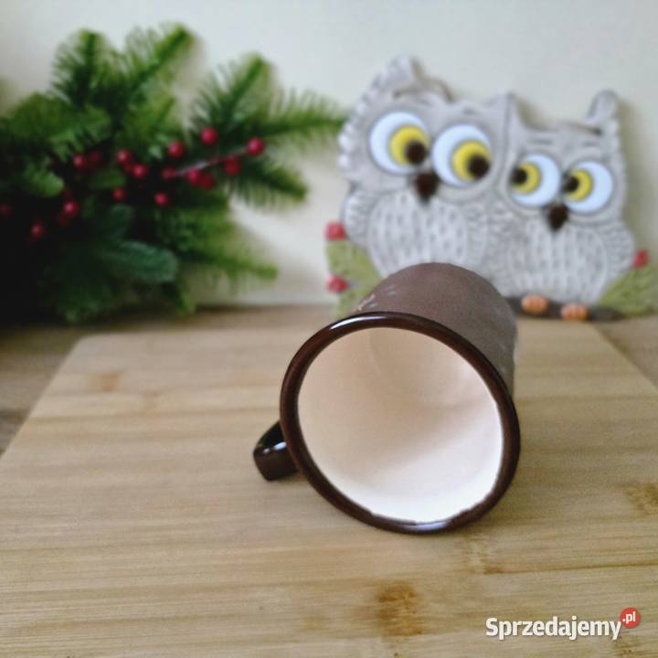 Piękny ręcznie robiony kubek ceramiczny 300 ml Bydgoszcz sprzedam