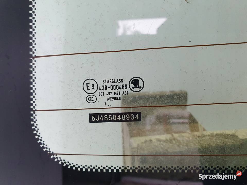 TYLNA KLAPA Skoda Yeti 20092017 tylnia tył Chełm