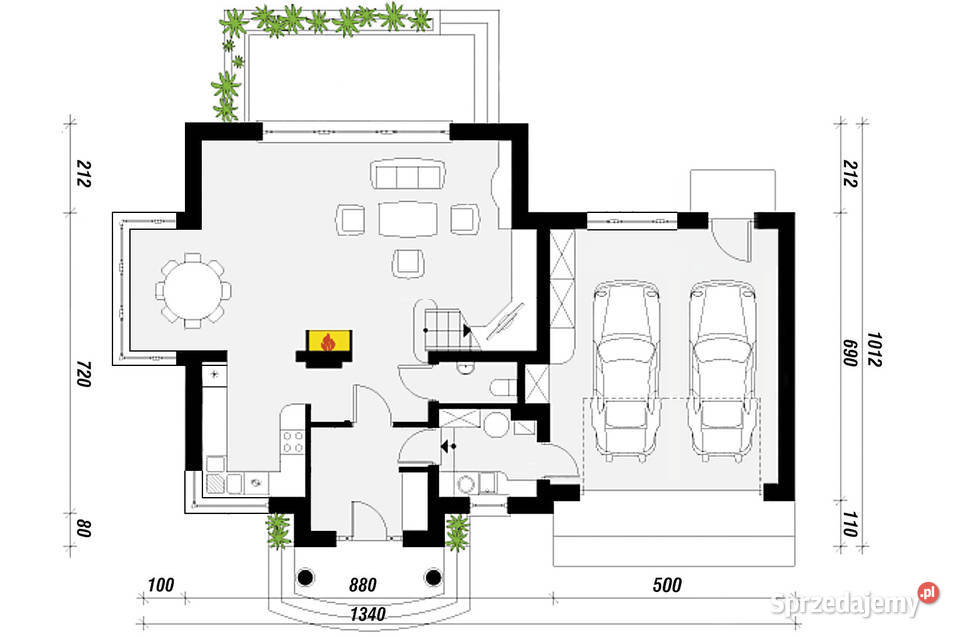Komfortowy dom duża działka garaż Wilkszyn 209m2 utwardzona