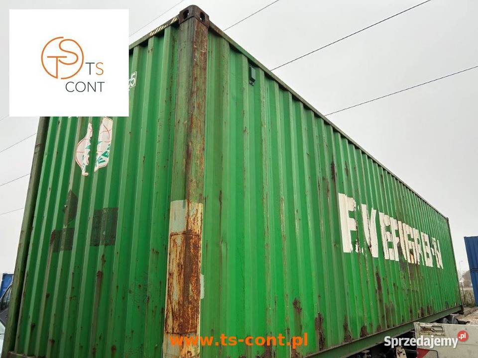 Kontener morski magazynowy 40 HC 40 DV używany Nowy Targ