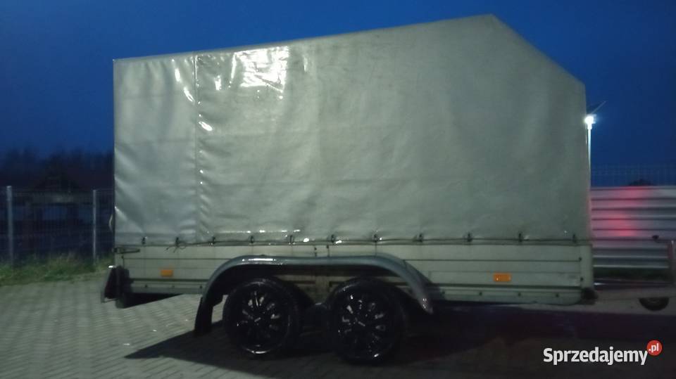 Rydwan lekka przyczepka dwuosiowa dmc 750 towarowe