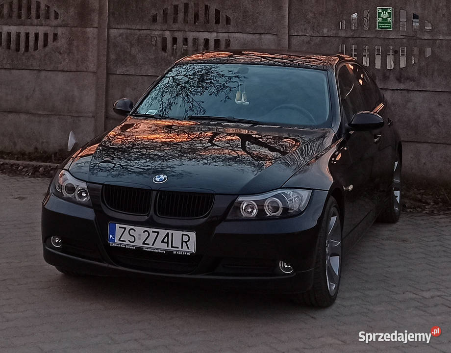 BMW 318i Seria E90 20 LPG Czarna Webasto wielofunkcyjna kierownica Szczecin