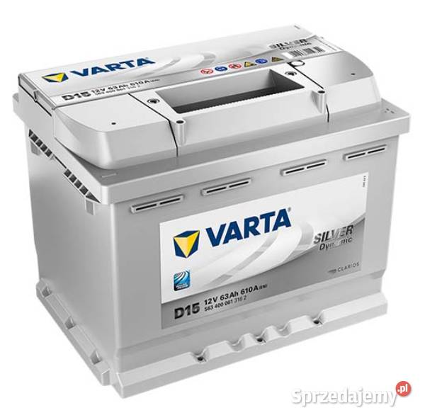 Akumulator 63Ah 610A EN VARTA Silver Dynamic D15 Akumulatory Kościerzyna