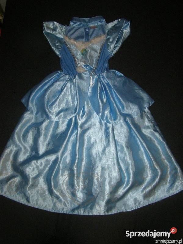 Strój kostium przebranie KOPCIUSZEK 56 lat Rozmiar 110 Sukienki i spódniczki Siedlce