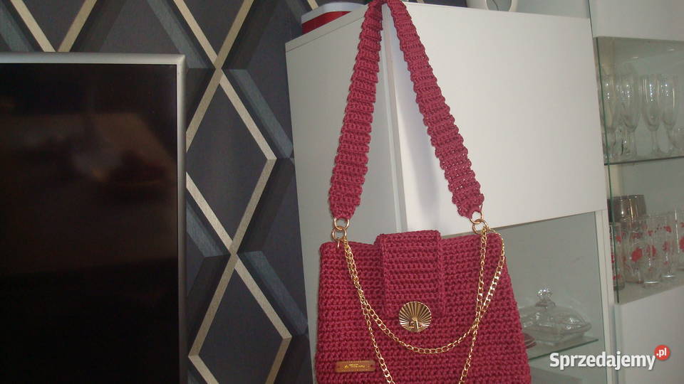 Torebka rękodzieło handmade 8 kujawsko-pomorskie Osięciny