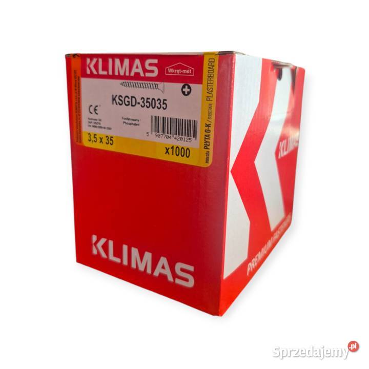 Wkręty do drewna do płyt GK 35x35 czarne Zgierz