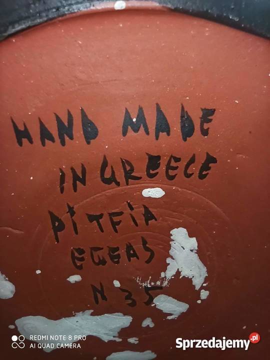 Patera Dekoracja grecka ręcznie zdobiona Gdańsk