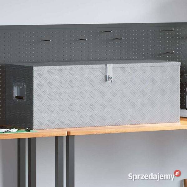 vidaXL Aluminiowa skrzynia 1105 x 385 x 40