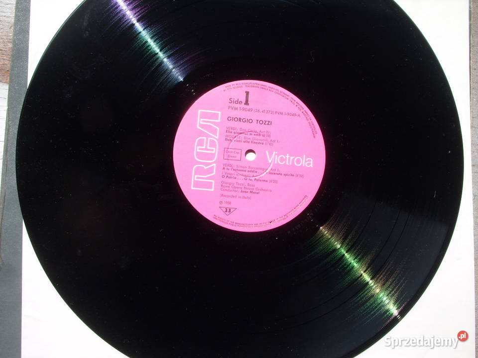 Klasyka LP GIORGIO TOZZIDON CARLOS 1958 Wołów