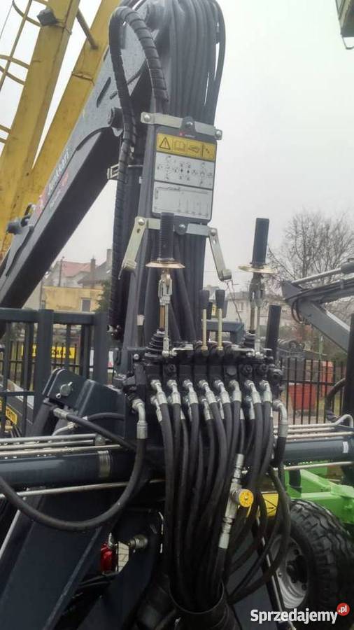 Przyczepa do zrywki Junkkari Patruuna 9 Żuraw pełny VAT Trzebielino