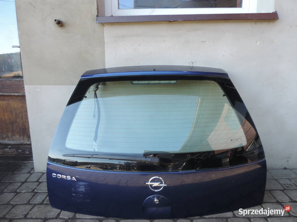 OPEL CORSA C KLAPA BAGAŻNIKA TYŁ TYLNA Z21B Rok produkcji 2004 Klapy bagażnika Nowy Sącz