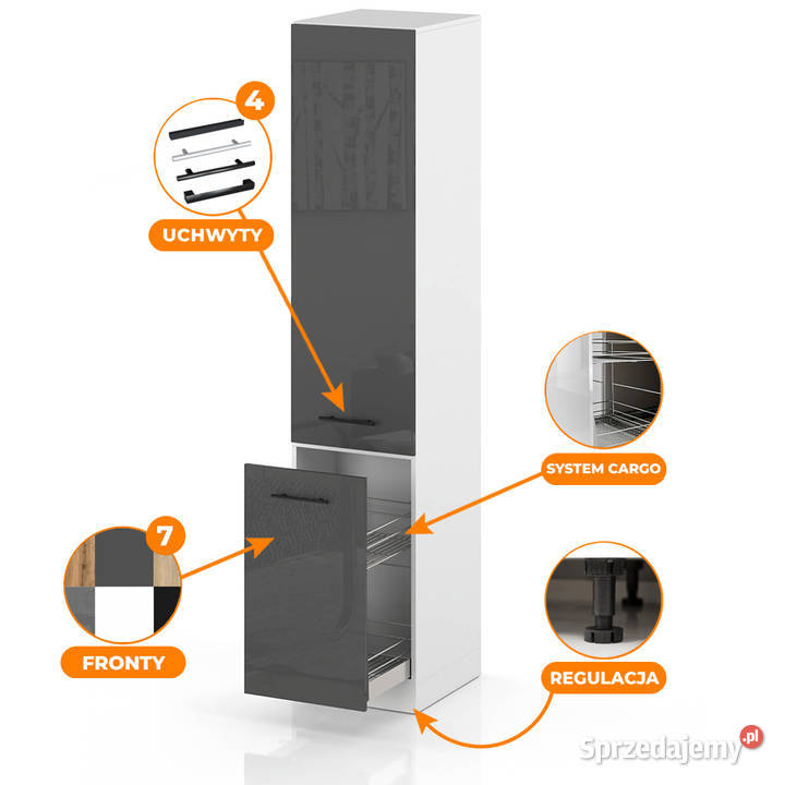 Słupek Kuchenny Stojący 40 Szafka Cargo S40 Elbląg