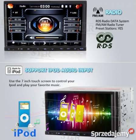 Radio 7 USB DVD MP3 Bluetooth TV iPod Karta Krosno