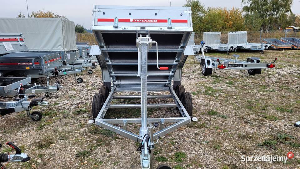 Przyczepa WYWROTKA 750DMC Temared 263x135 tandem wielkopolskie Piła sprzedam
