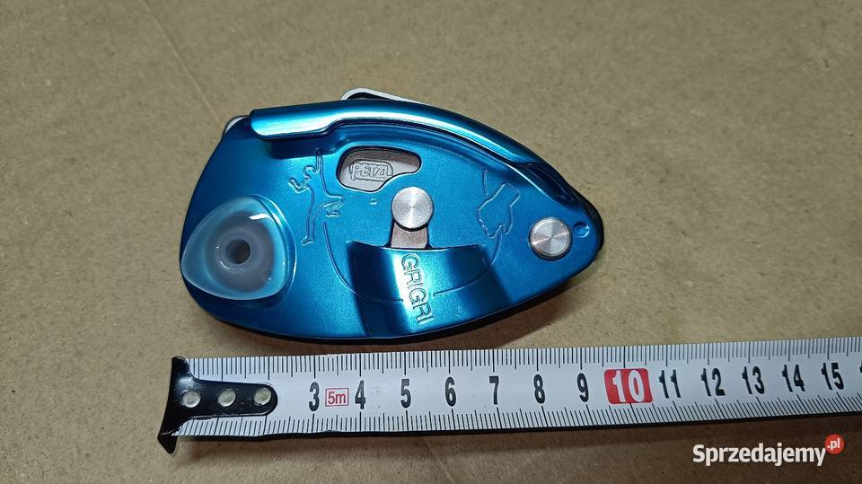 Przyrząd asekuracyjny Petzl Grigri niebieski Pozostałe Olecko