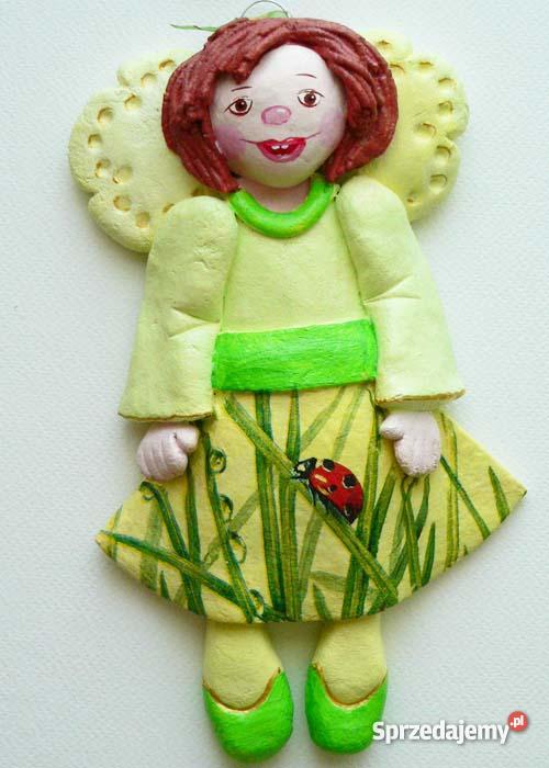 Anioł z masy solnej figurka na ścianę Sosnowiec