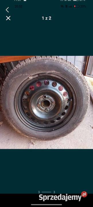 Felga z opona 15 4x100 pomorskie Brusy