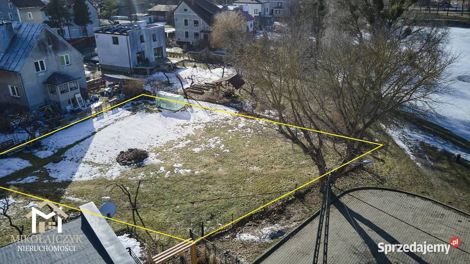 Działka budowlana z widokiem na jeziorko PCK Bartoszyce