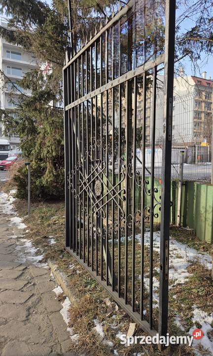 Brama dwuskrzydłowa z automatem stan śląskie